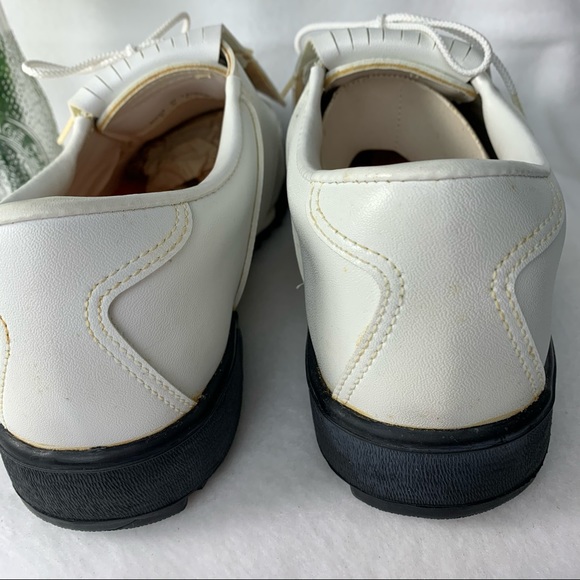 Nike Etonic Men’s Golf Shoes Vtg White Sz 9 - Picture 4 of 15